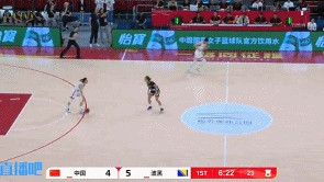 震慑力！张子宇女篮成年队首秀 替补登场内线要位上来就被犯规！