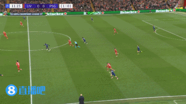🔥巴黎总分1-1扳平利物浦！利物浦防守失误，登贝莱推射破门
